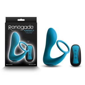 Renegade Slingshot II - Cock Ring/Prostate Massager with Remote - Teal