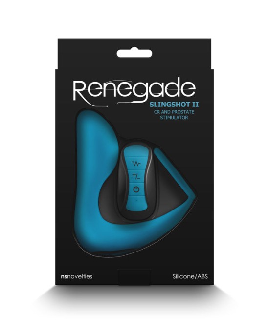 Renegade Slingshot II - Cock Ring/Prostate Massager with Remote - Teal