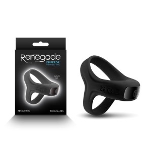 Renegade Emperor Vibrating Cock & Ball Ring - Black