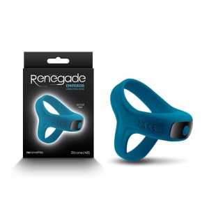 Renegade Emperor Vibrating Cock & Ball Ring - Blue