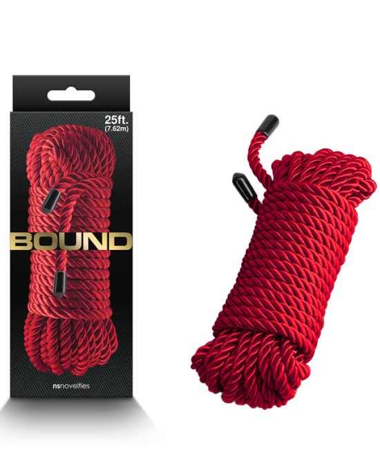 Bound Red Bondage Rope - 7.6mtrs