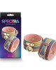 Spectra Bondage Ankle Cuffs - Rainbow