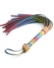 Spectra Bondage Flogger - Rainbow