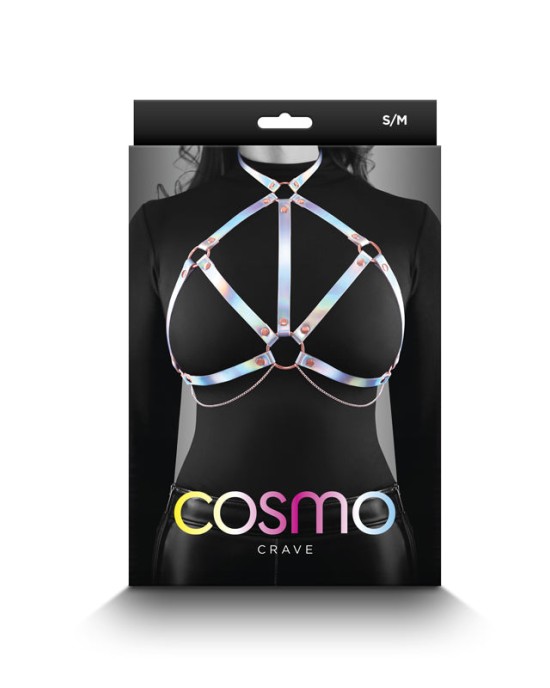 Cosmo Harness Crave - Metallic Rainbow S/M