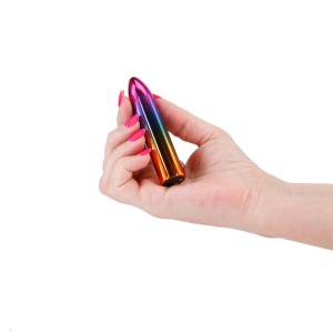 Chroma Rainbow Medium Mini Vibrator - Metallic Rainbow