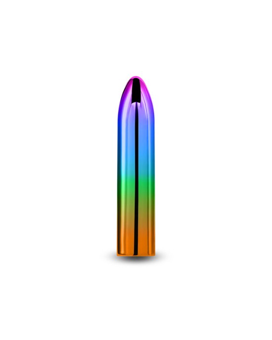 Chroma Rainbow Medium Mini Vibrator - Metallic Rainbow