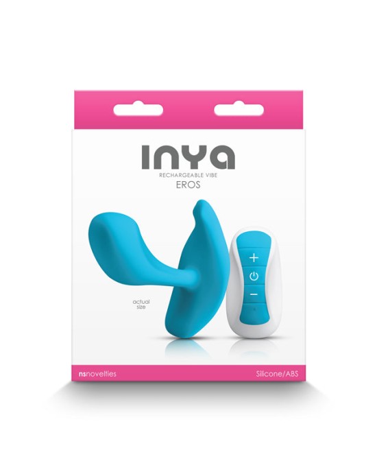 InYa Eros Internal Vibrator with Remote - Blue