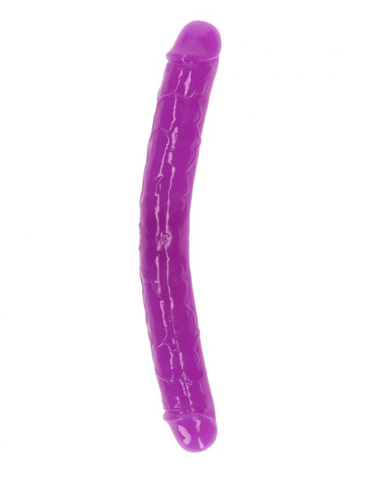 RealRock 12 Inch Glow in the Dark Double Dong - Purple