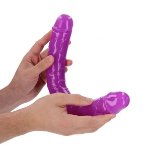 RealRock 15 Inch Glow in the Dark Double Dong - Purple