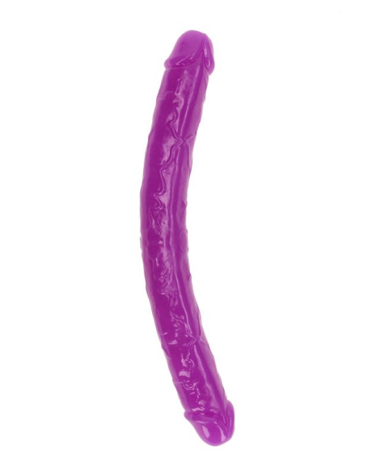 RealRock 15 Inch Glow in the Dark Double Dong - Purple