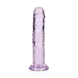 RealRock 6 Inch Straight Dildo - Purple