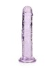 RealRock 6 Inch Straight Dildo - Purple