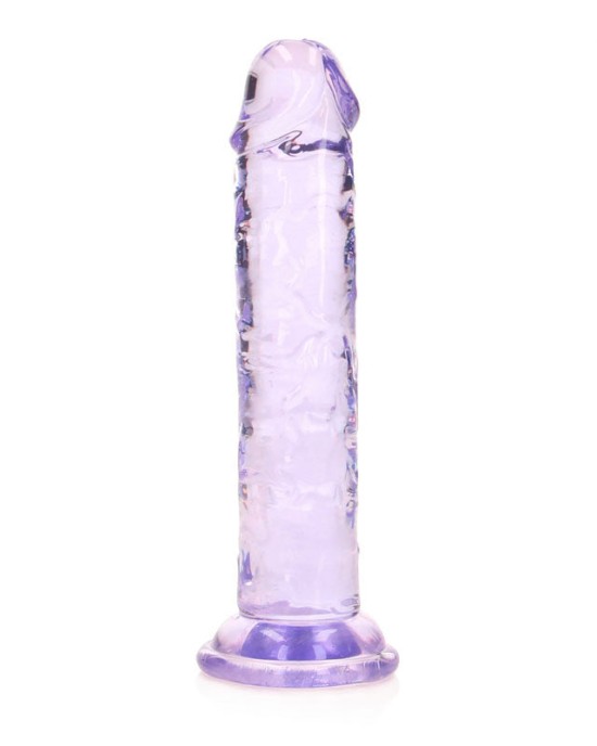 RealRock 6 Inch Straight Dildo - Purple