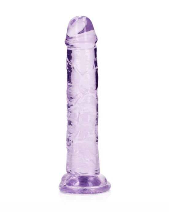 RealRock 6 Inch Straight Dildo - Purple