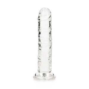 RealRock 6 Inch Straight Dildo - Clear