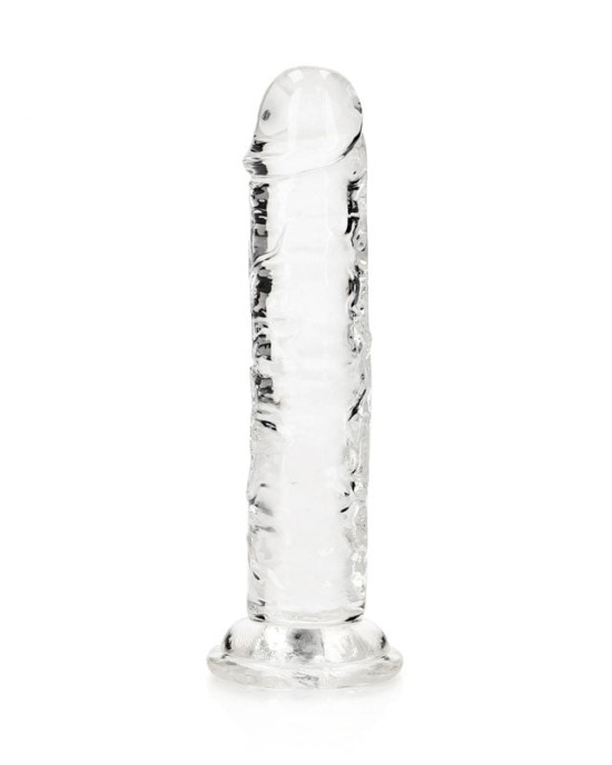 RealRock 6 Inch Straight Dildo - Clear