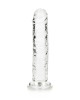 RealRock 6 Inch Straight Dildo - Clear