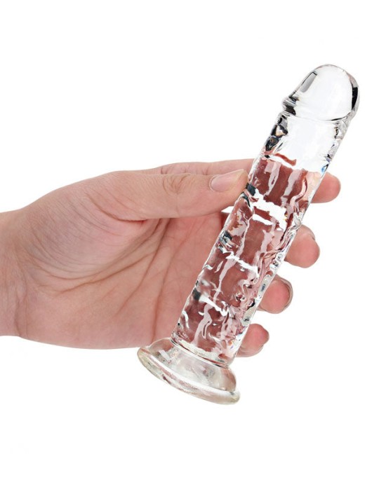 RealRock 6 Inch Straight Dildo - Clear