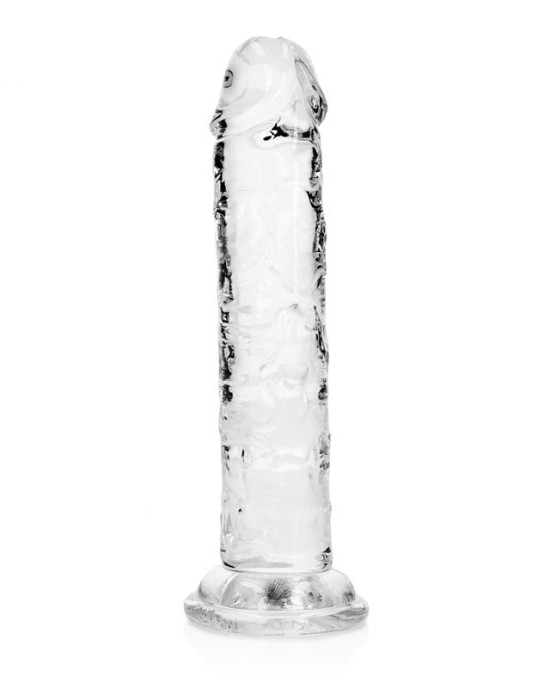 RealRock 6 Inch Straight Dildo - Clear