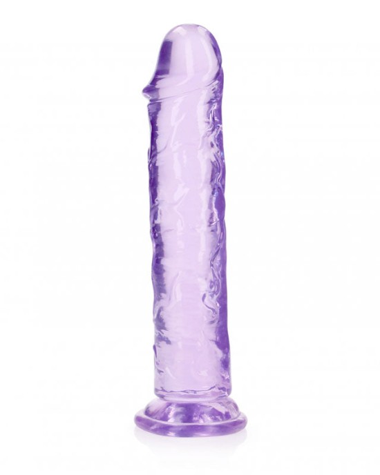 RealRock 10 Inch Straight Dildo - Purple