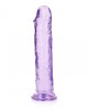 RealRock 10 Inch Straight Dildo - Purple