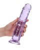 RealRock 10 Inch Straight Dildo - Purple