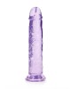 RealRock 10 Inch Straight Dildo - Purple