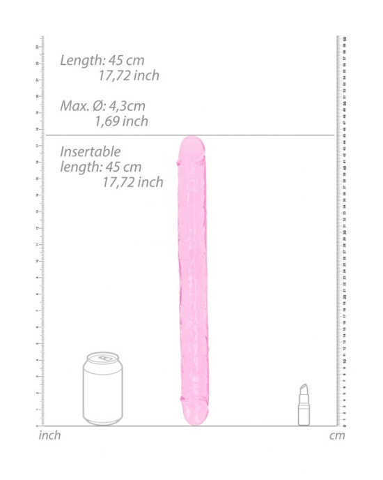 RealRock 18 Inch Double Dong - Pink