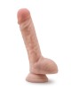 Dr. Skin 9 Inch Dr. Mason Poseable Dildo - Flesh