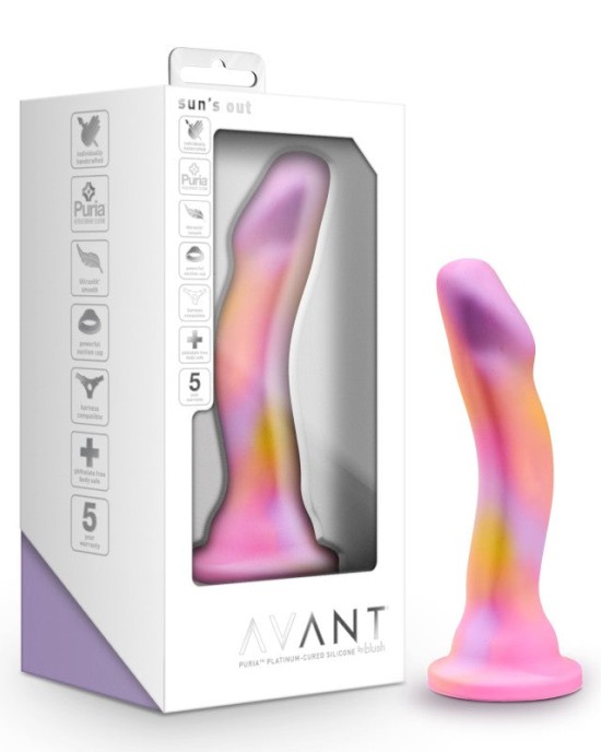 Avant Sun's Out - Pink 7.5 Inch Dildo