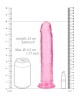 RealRock 10 Inch Straight Dildo - Pink