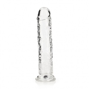 RealRock 10 Inch Straight Dildo - Clear