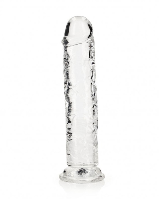 RealRock 10 Inch Straight Dildo - Clear