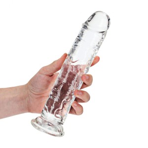 RealRock 10 Inch Straight Dildo - Clear