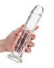 RealRock 10 Inch Straight Dildo - Clear