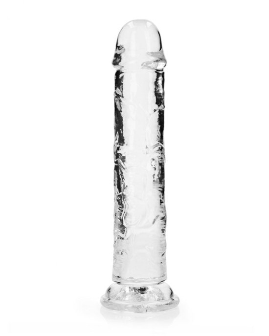 RealRock 10 Inch Straight Dildo - Clear