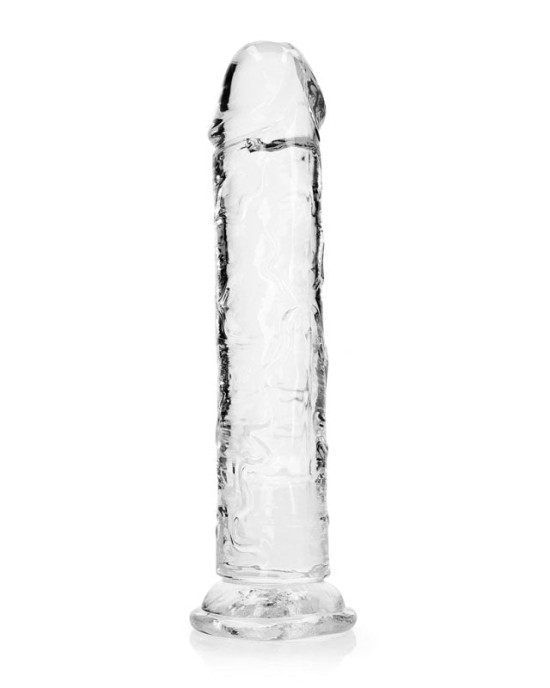 RealRock 10 Inch Straight Dildo - Clear