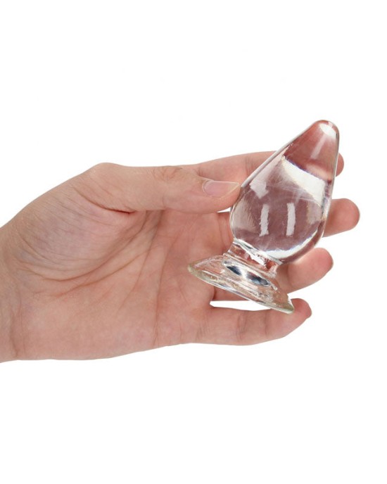 RealRock 3.5 Inch Anal Plug - Clear