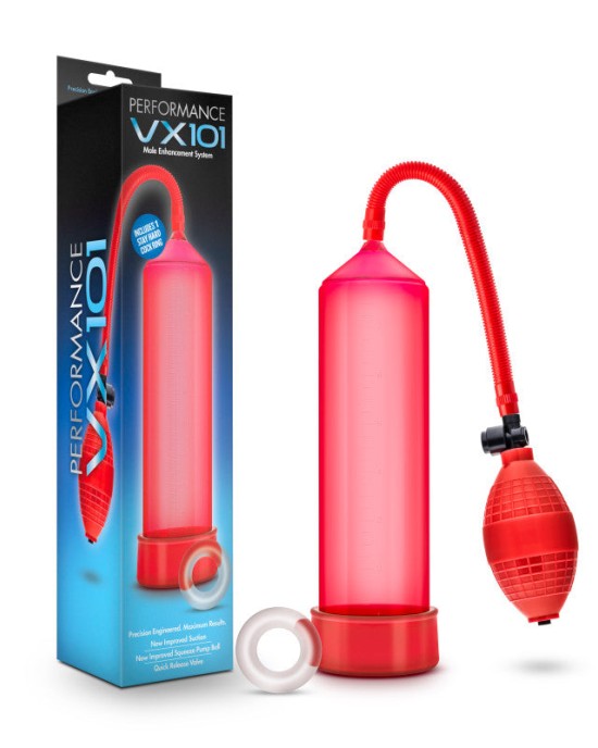 Performance VX101 Male Enhancement Pump - Red