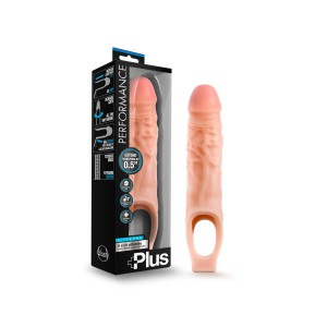 Performance Plus 9 Inch Cock Sheath Penis Extender - Flesh