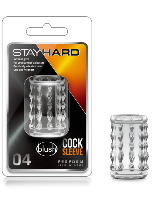 Stay Hard Cock Sleeve 04 - Clear