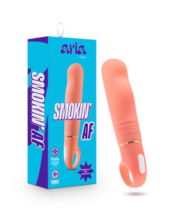 Aria Smokin' AF Vibrator - Coral