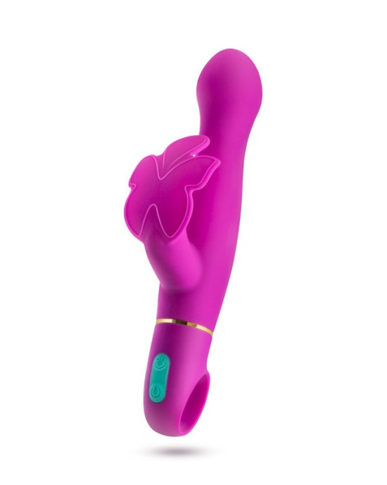 Aria Naughty AF Butterfly Vibrator - Plum