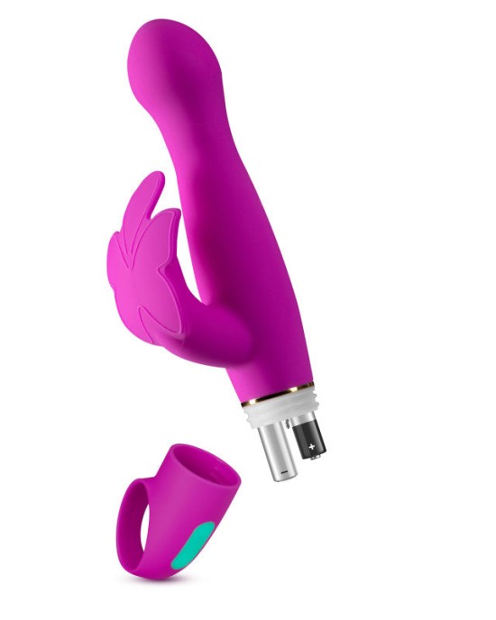 Aria Naughty AF Butterfly Vibrator - Plum