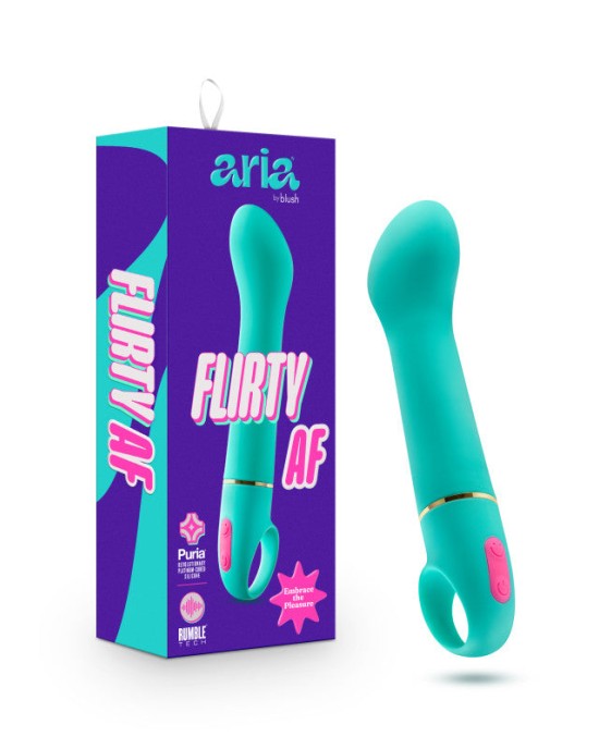 Aria Flirty AF Vibrator - Teal