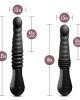 Temptasia Lazarus Thrusting Dildo - Black