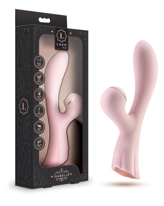 Lush Isabelle - Vibrator with Air Pulse - Pink