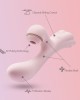 Lush Isabelle - Vibrator with Air Pulse - Pink