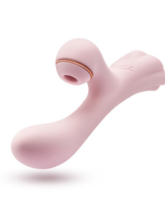 Lush Isabelle - Vibrator with Air Pulse - Pink