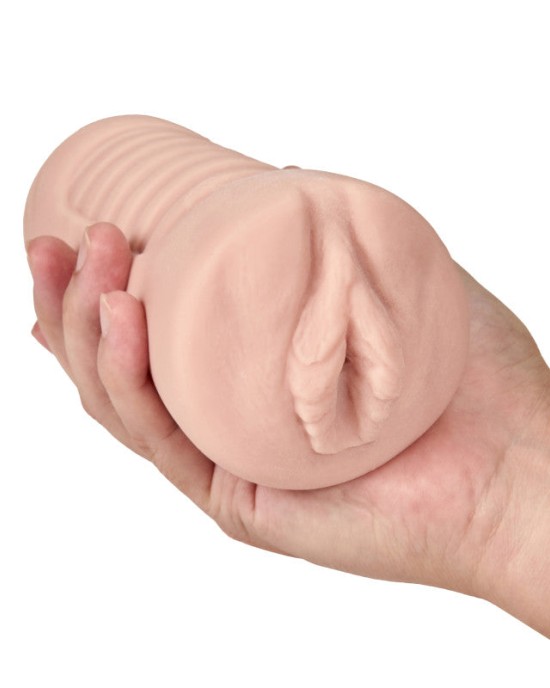 M Elite Soft and Wet - Annabella Vibrating Stroker - Flesh